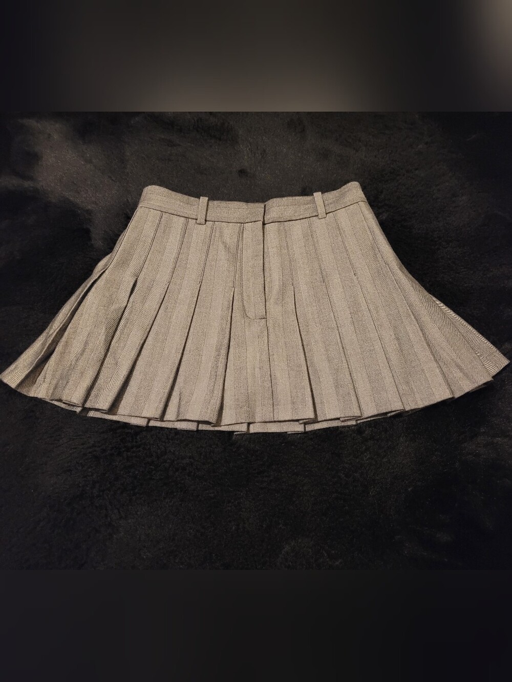 Abercrombie & Fitch Pleated Gray Skort